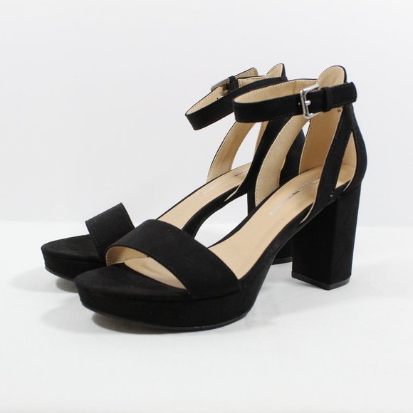 CL by Chinese Laundry Go On Sandal - Black Suede 7.5M - Picture 1 of 5